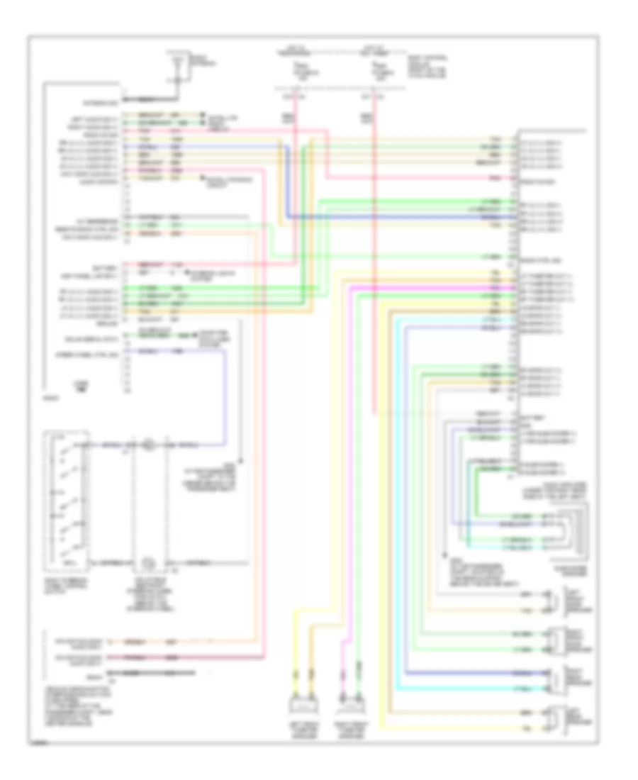 Radio Wiring Diagram with Amplifier for Pontiac Solstice 2006