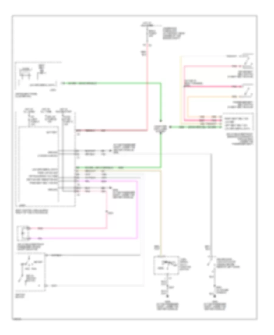 Warning Systems Wiring Diagram for Pontiac Solstice 2006