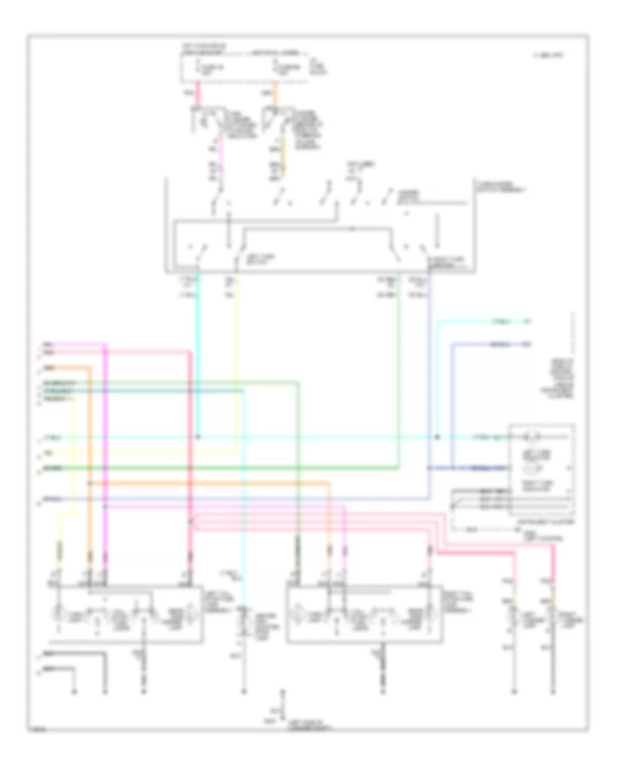 Exterior Light Wiring Diagram with Adaptive Lamp Monitor 2 of 2 for Pontiac Bonneville SLE 1994