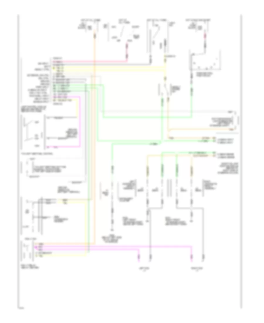 Headlight Wiring Diagram SSE SSEI with DRL for Pontiac Bonneville SLE 1994