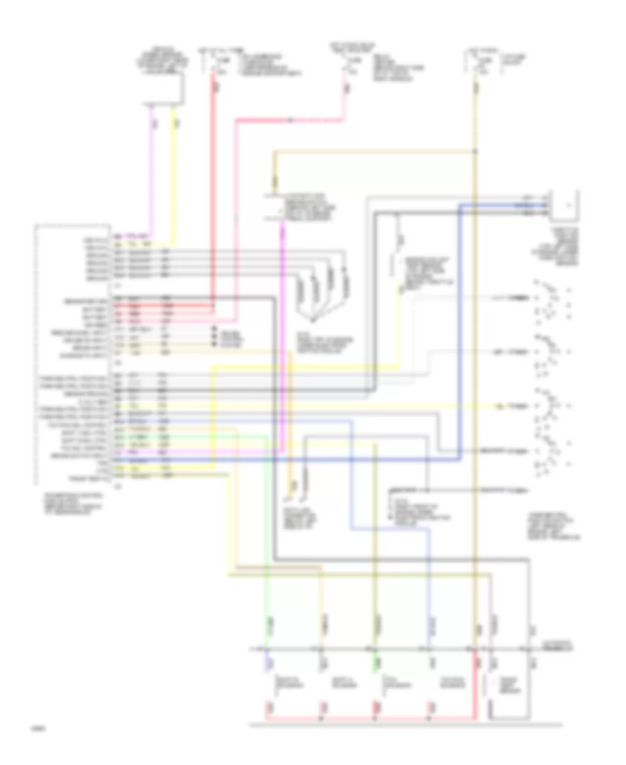 Transmission Wiring Diagram, 4T60-E for Pontiac Bonneville SLE 1994