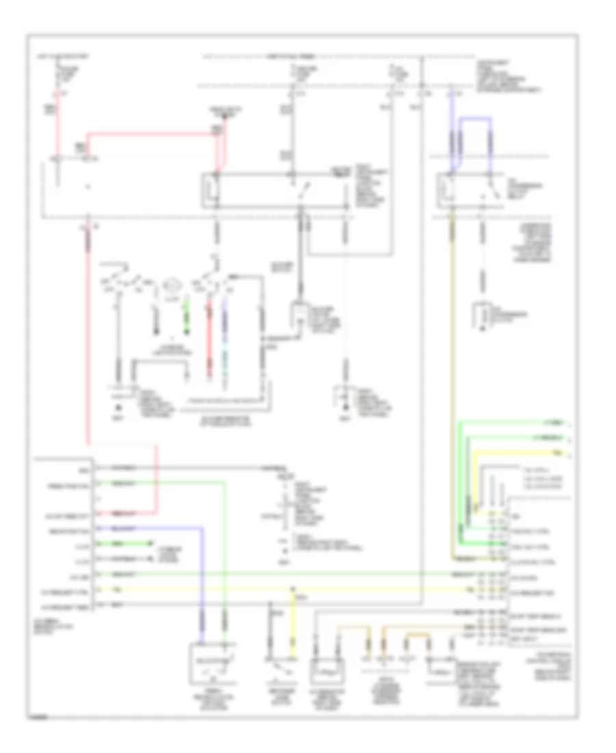 Manual A C Wiring Diagram 1 of 2 for Pontiac Vibe 2006