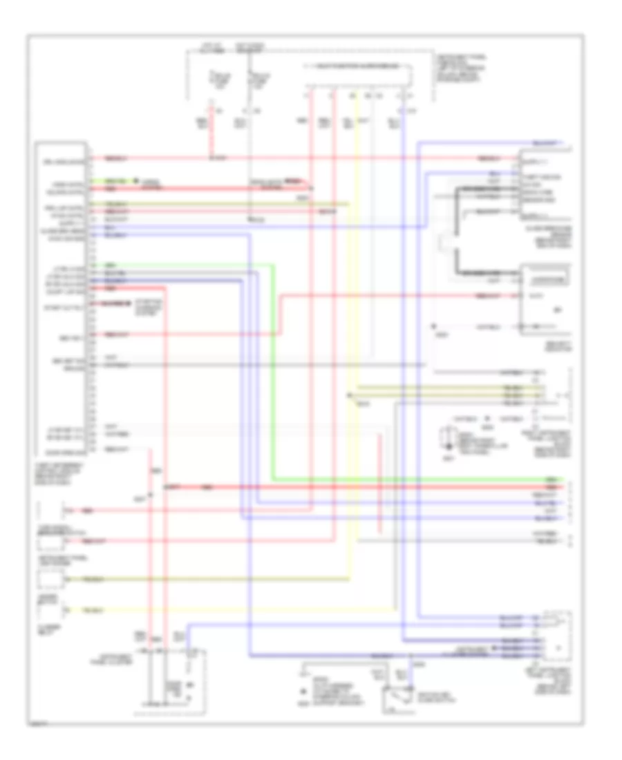 Anti theft Wiring Diagram 1 of 2 for Pontiac Vibe 2006