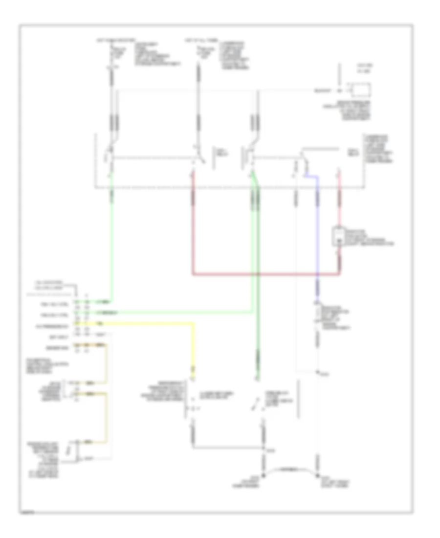Cooling Fan Wiring Diagram for Pontiac Vibe 2006