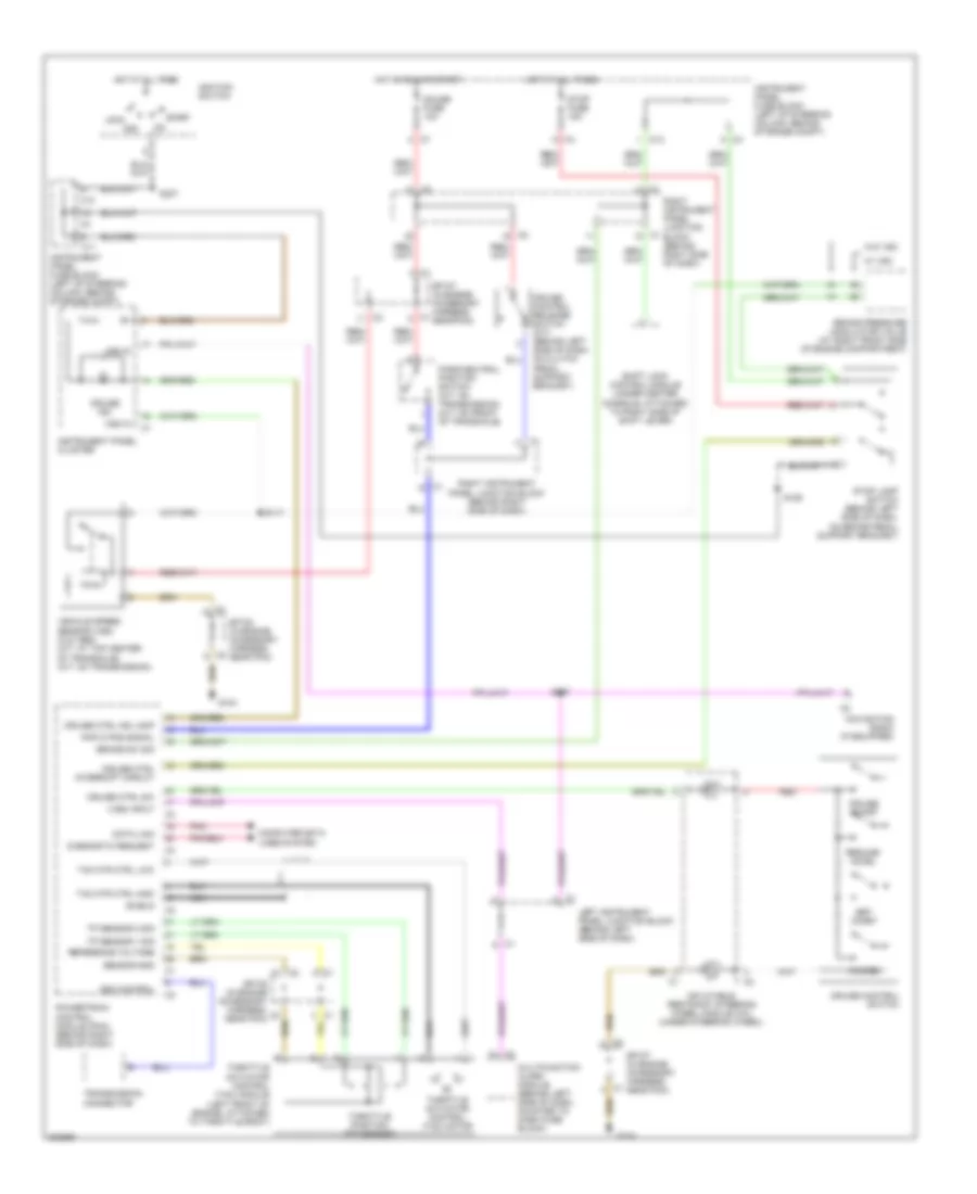 1.8L VIN 8, Cruise Control Wiring Diagram, FWD for Pontiac Vibe 2006