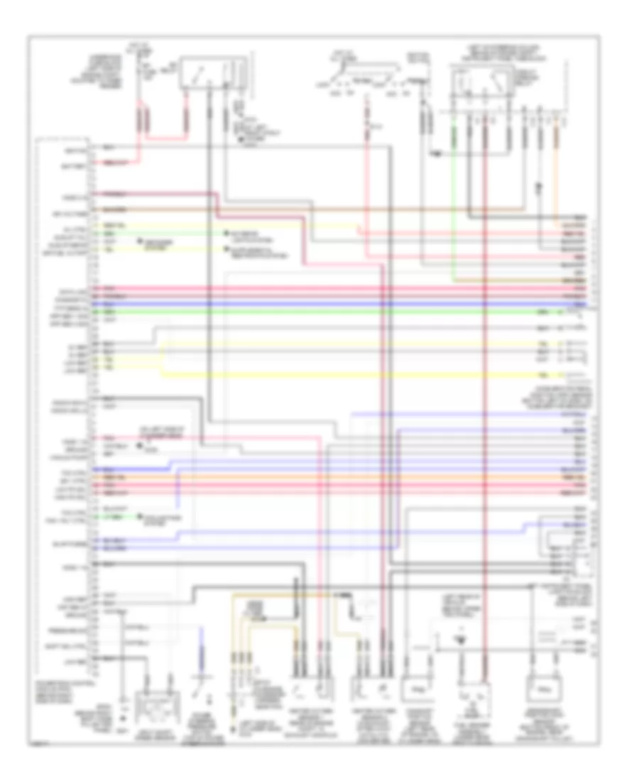 1 8L VIN 8 Engine Performance Wiring Diagram AWD 1 of 3 for Pontiac Vibe 2006