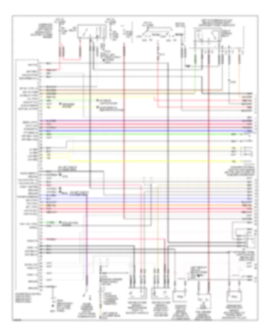 1.8L VIN 8, Engine Performance Wiring Diagram, FWD (1 of 3) for Pontiac Vibe 2006