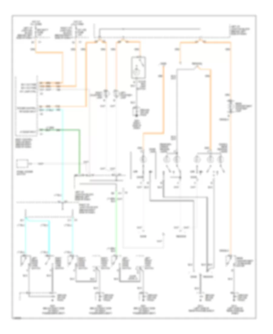 Courtesy Lamps Wiring Diagram for Pontiac Grand Am GT 2000