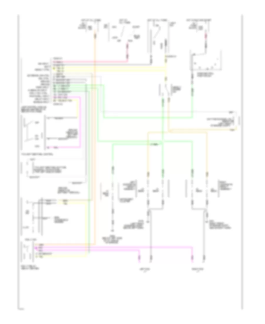 Headlight Wiring Diagram SE with DRL for Pontiac Bonneville SSE 1994