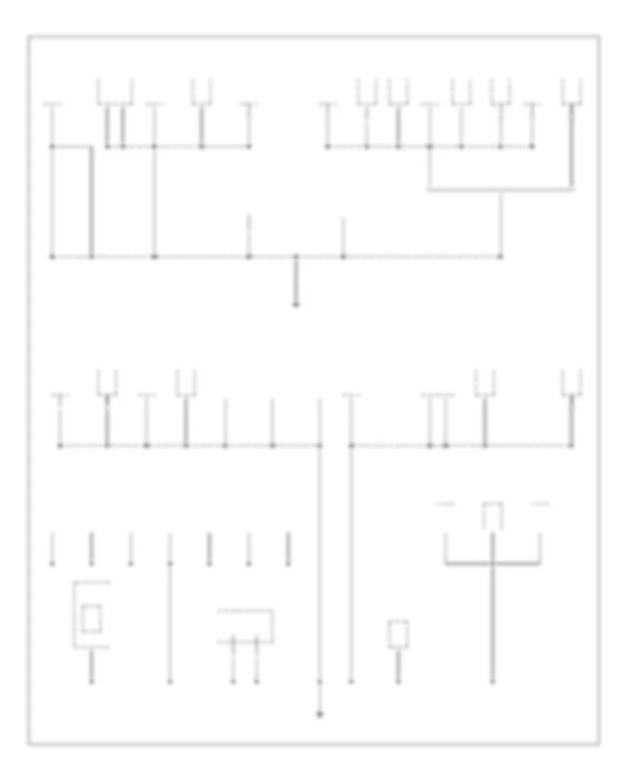 Ground Distribution Wiring Diagram 3 of 3 for Pontiac Grand Prix SE 2000