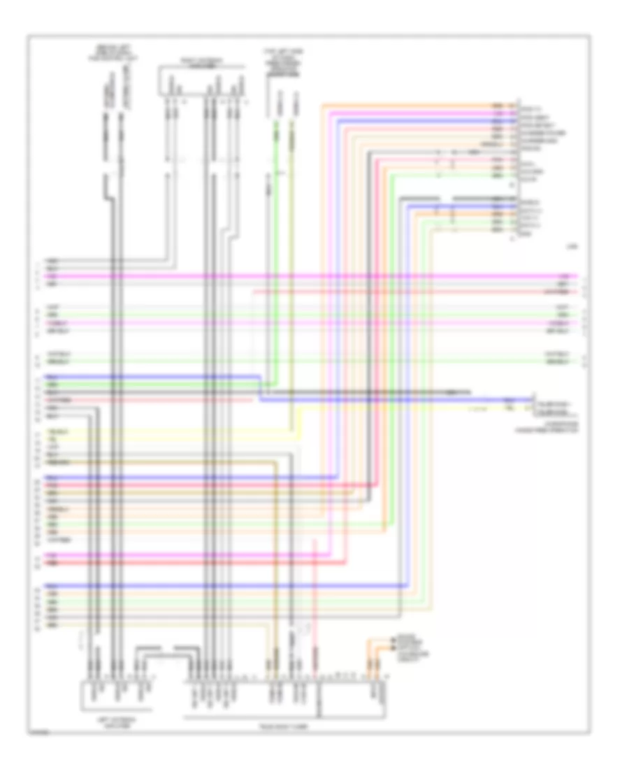 Электросхема навигации GPS, без Bose (2 из 3) для Porsche 911 Turbo 2009