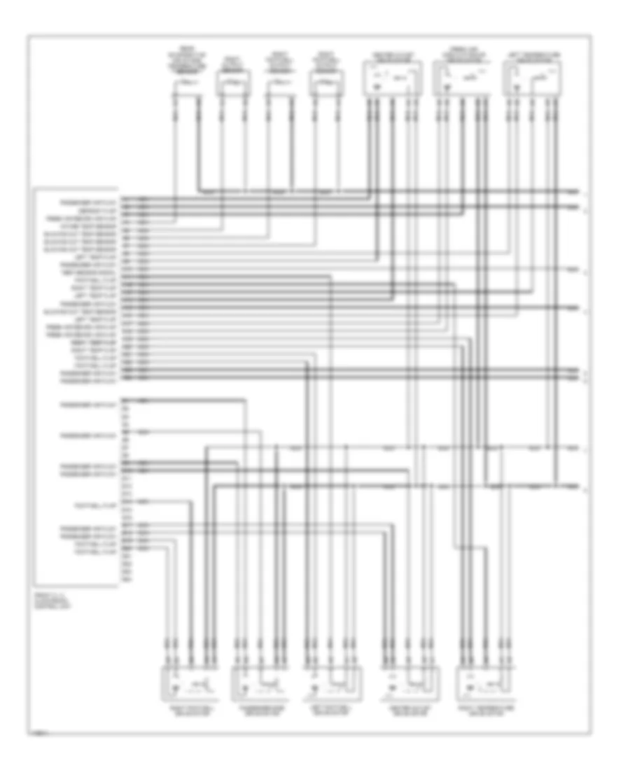 Automatic A/C Wiring Diagram, Front & Rear Счет (1 из 5) для Porsche Cayenne Turbo 2003