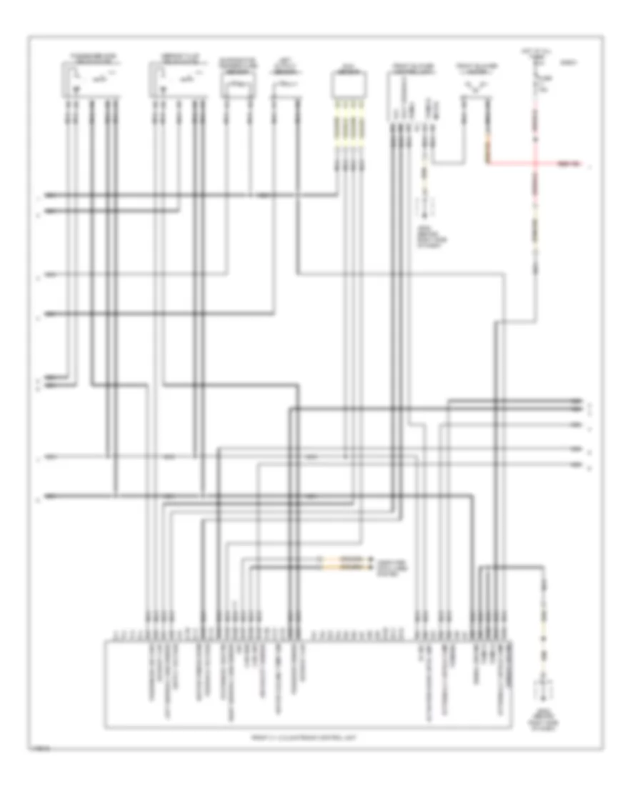 Automatic A/C Wiring Diagram, Front & Rear Счет (2 из 5) для Porsche Cayenne Turbo 2003