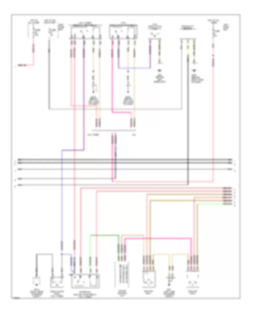 Automatic A/C Wiring Diagram, Front & Rear Счет (3 из 5) для Porsche Cayenne Turbo 2003