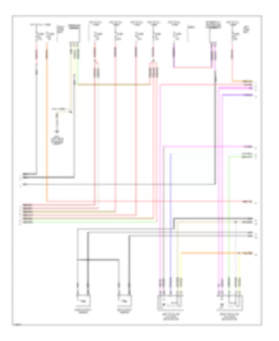 Automatic A/C Wiring Diagram, Front & Rear Счет (4 из 5) для Porsche Cayenne Turbo 2003
