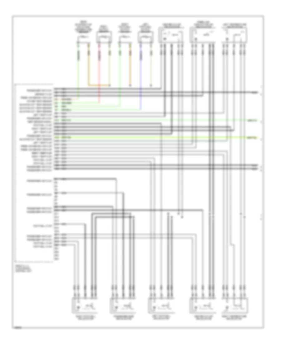 Automatic A/C Wiring Diagram, Front & Rear Счет (1 из 5) для Porsche Cayenne S 2004
