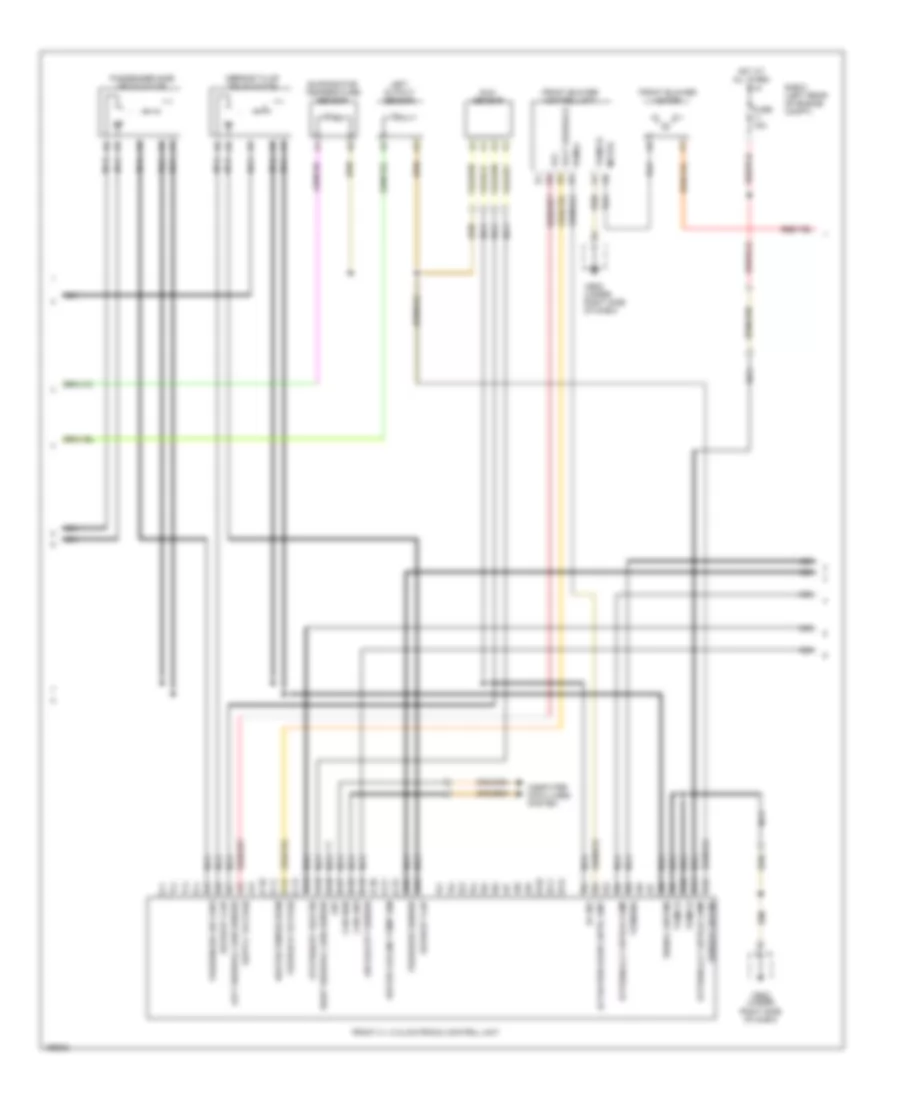 Automatic A/C Wiring Diagram, Front & Rear Счет (2 из 5) для Porsche Cayenne S 2004