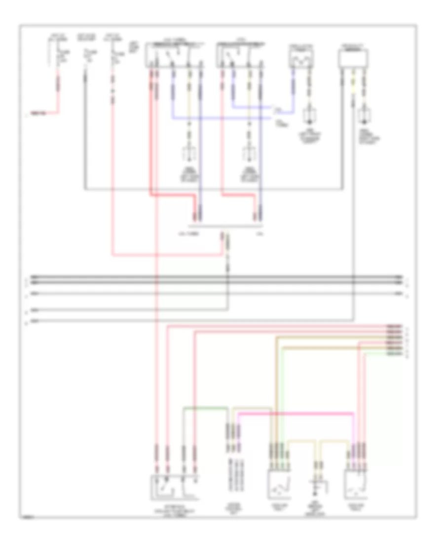 Automatic A/C Wiring Diagram, Front & Rear Счет (3 из 5) для Porsche Cayenne S 2004