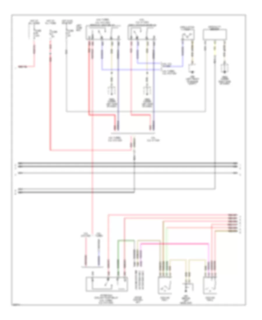 Электросхема кондиционера, Двойная Электросхема кондиционера A/C (3 из 4) для Porsche Cayenne 2005