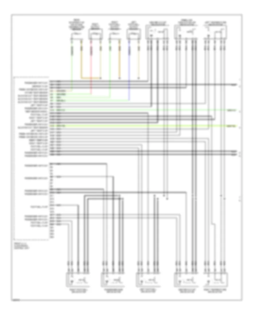 Automatic A/C Wiring Diagram, Front & Rear Счет (1 из 5) для Porsche Cayenne 2005