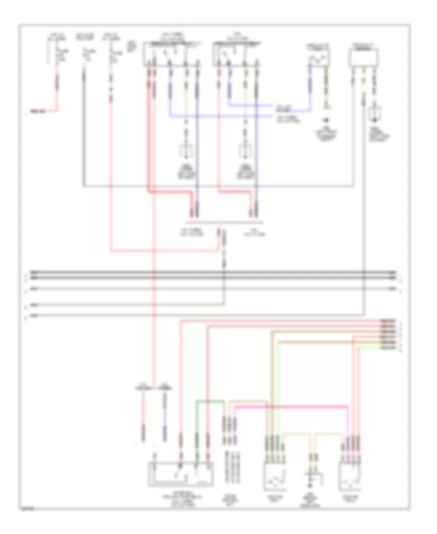 Automatic A/C Wiring Diagram, Front & Rear Счет (3 из 5) для Porsche Cayenne 2005