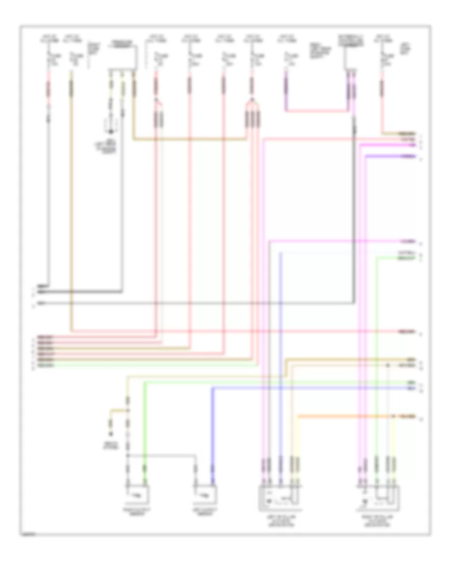 Automatic A/C Wiring Diagram, Front & Rear Счет (4 из 5) для Porsche Cayenne 2005