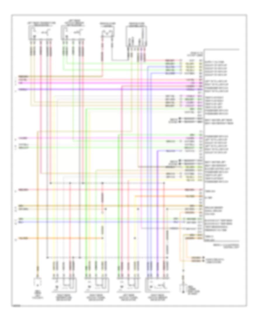 Automatic A/C Wiring Diagram, Front & Rear Счет (5 из 5) для Porsche Cayenne 2005