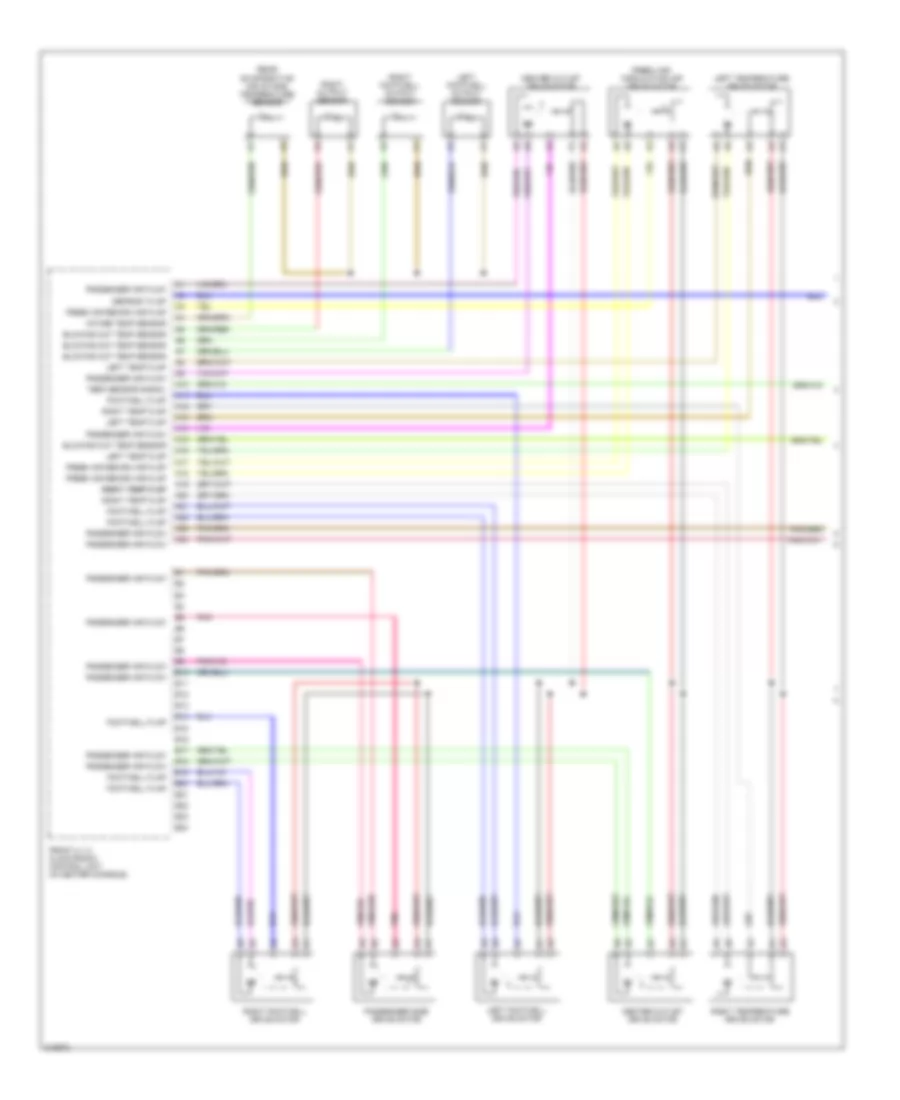 Automatic A/C Wiring Diagram, Front & Rear Счет (1 из 5) для Porsche Cayenne Turbo S 2006
