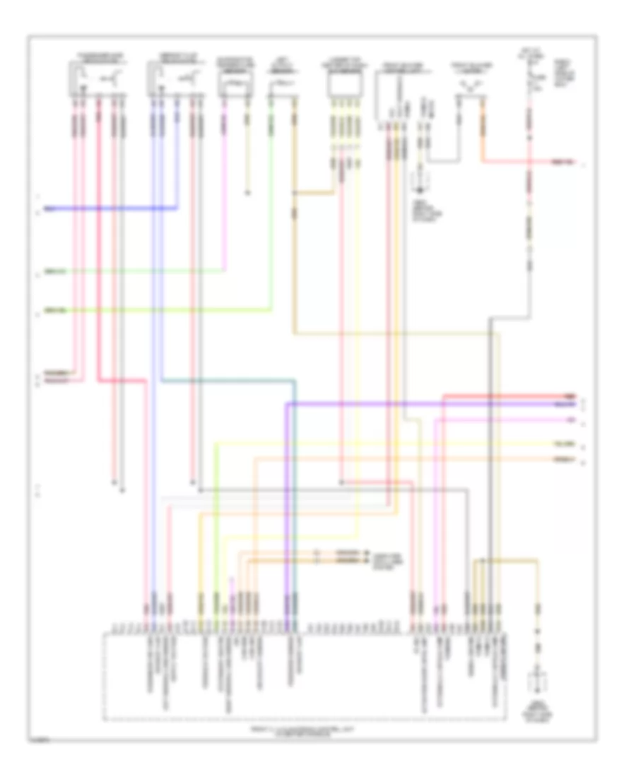 Automatic A/C Wiring Diagram, Front & Rear Счет (2 из 5) для Porsche Cayenne Turbo S 2006