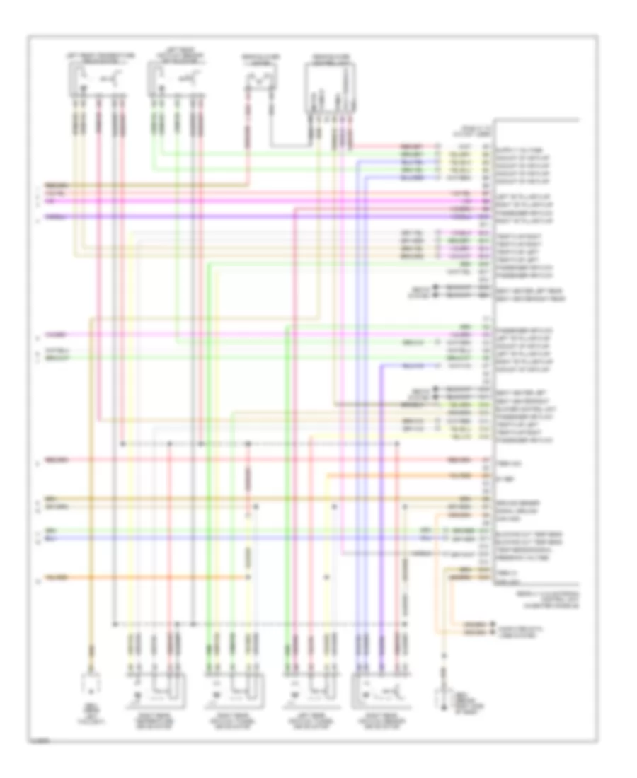 Automatic A/C Wiring Diagram, Front & Rear Счет (5 из 5) для Porsche Cayenne Turbo S 2006