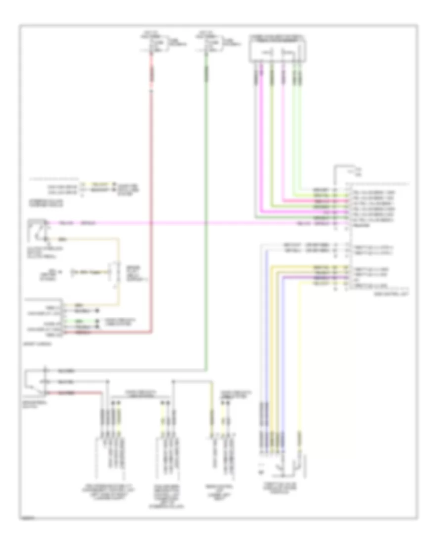 Электросхема системы круизконтроля для Porsche Cayman 2012