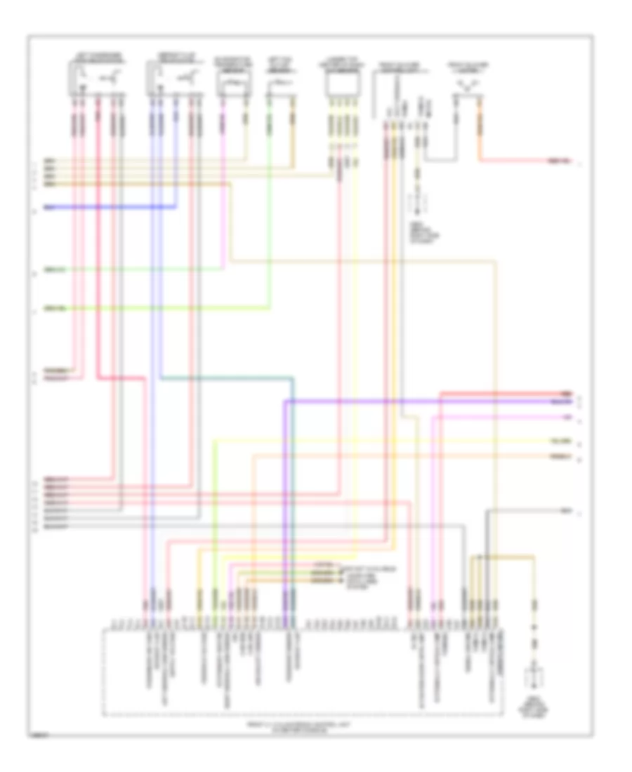 Automatic A/C Wiring Diagram, Front & Rear Счет (2 из 5) для Porsche Cayenne S 2008