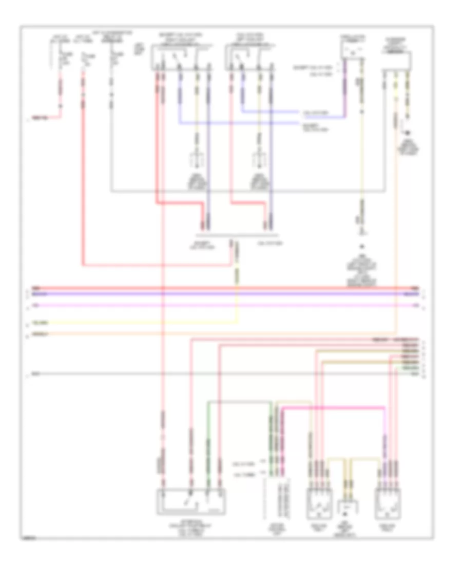 Automatic A/C Wiring Diagram, Front & Rear Счет (3 из 5) для Porsche Cayenne S 2008