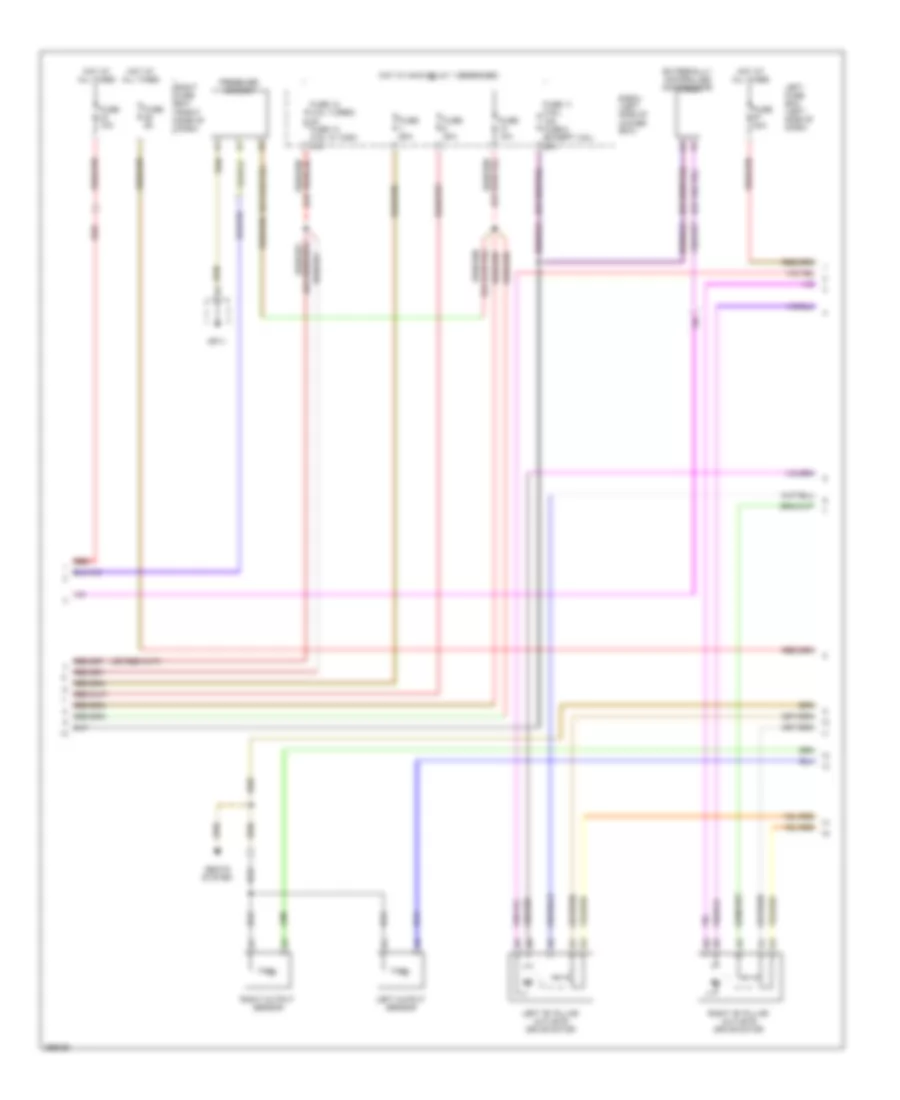Automatic A/C Wiring Diagram, Front & Rear Счет (4 из 5) для Porsche Cayenne S 2008