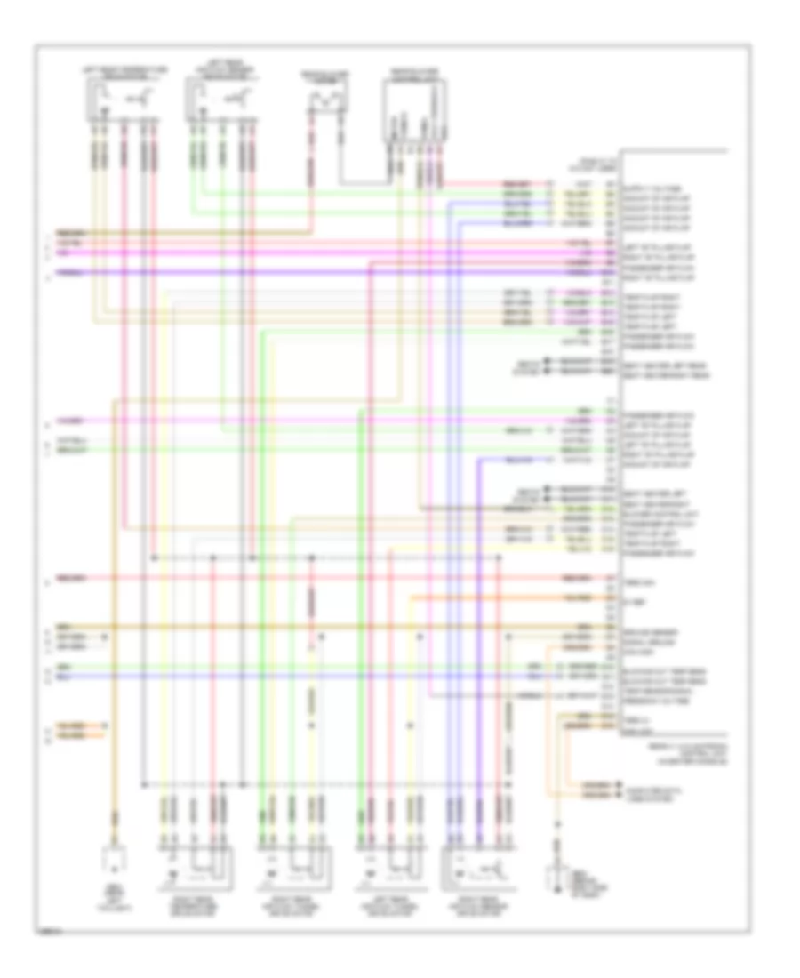Automatic A/C Wiring Diagram, Front & Rear Счет (5 из 5) для Porsche Cayenne S 2008