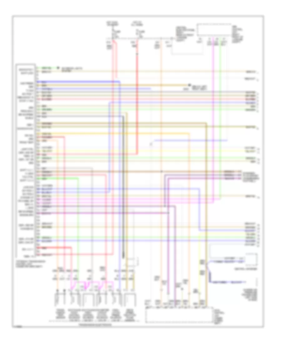 A T Wiring Diagram 1 of 2 for Porsche 911 Turbo S 1997