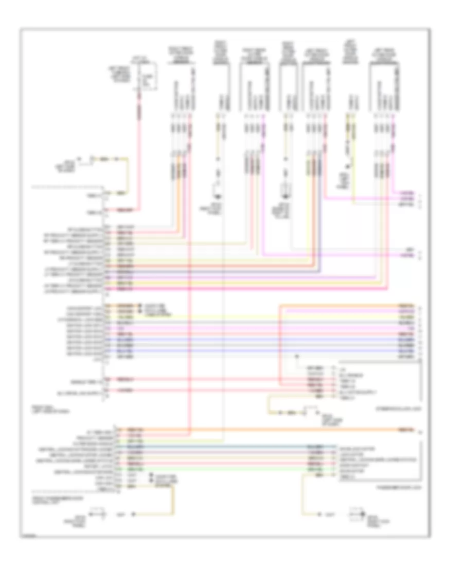 Anti theft Wiring Diagram 1 of 3 for Porsche Cayenne S 2013