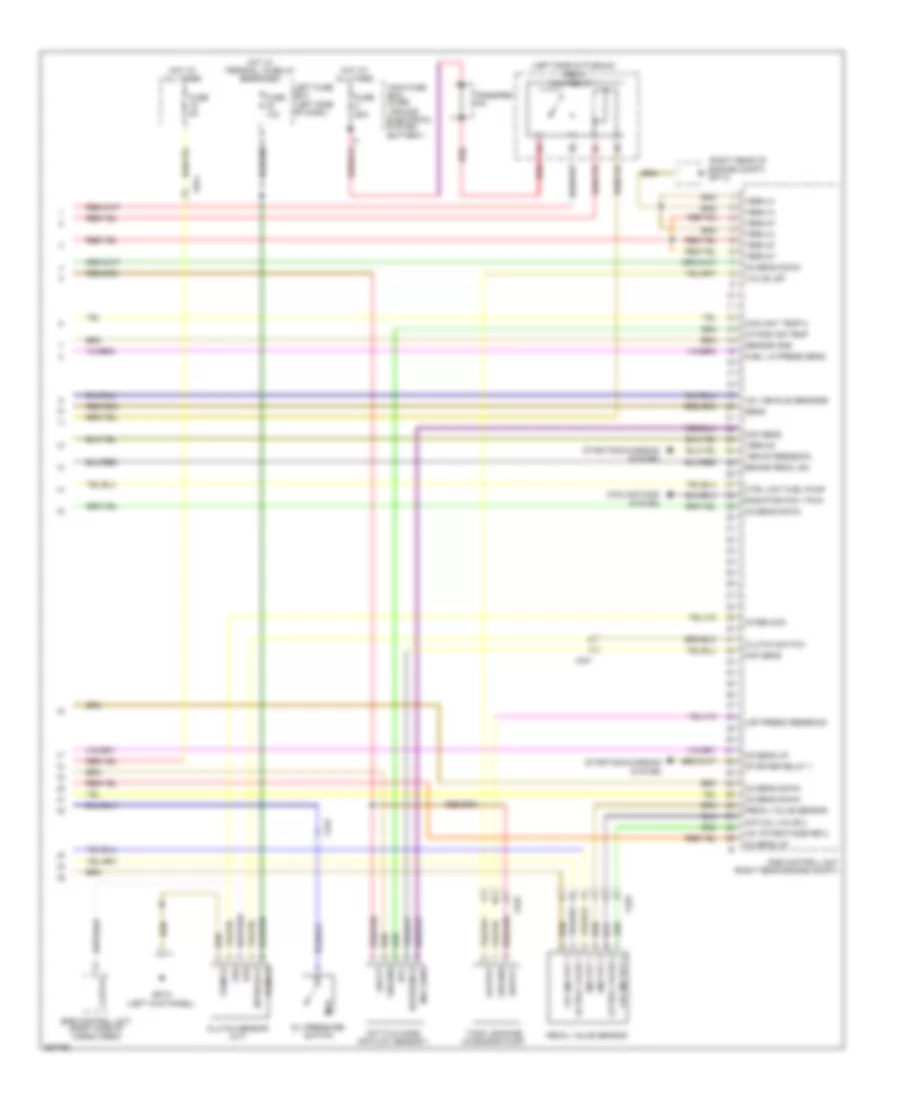 3.6L, Engine Performance Wiring Diagram (5 of 5) for Porsche Cayenne S 2013