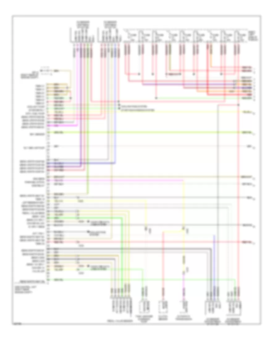 4.8L, Engine Performance Wiring Diagram (1 of 5) for Porsche Cayenne S 2013