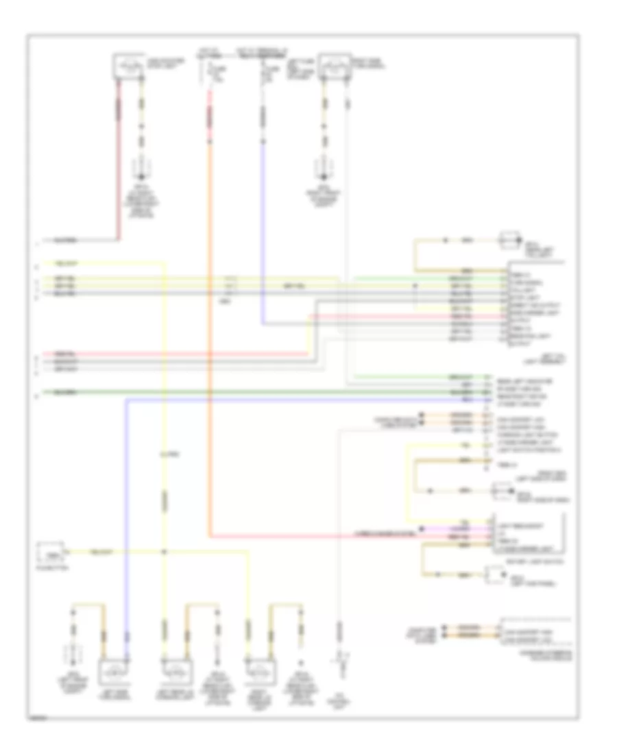 Exterior Lamps Wiring Diagram 2 of 2 for Porsche Cayenne S 2013