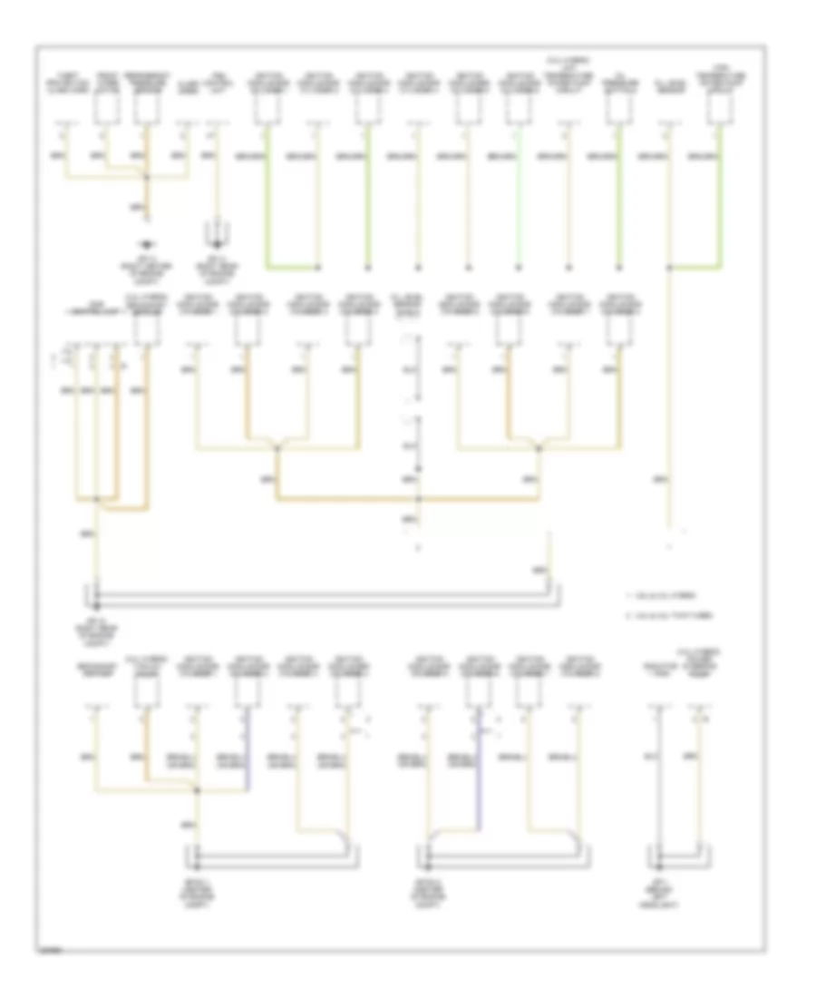 Ground Distribution Wiring Diagram 2 of 6 for Porsche Cayenne S 2013