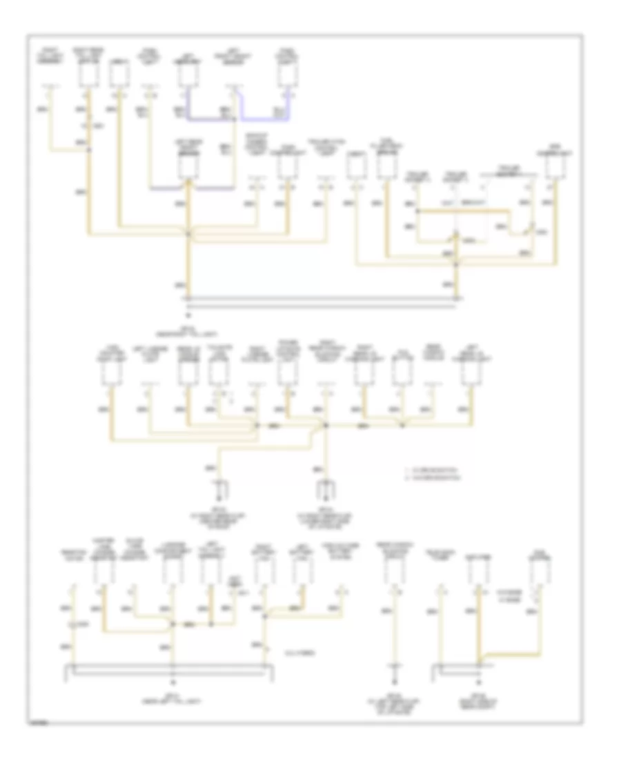 Ground Distribution Wiring Diagram 6 of 6 for Porsche Cayenne S 2013