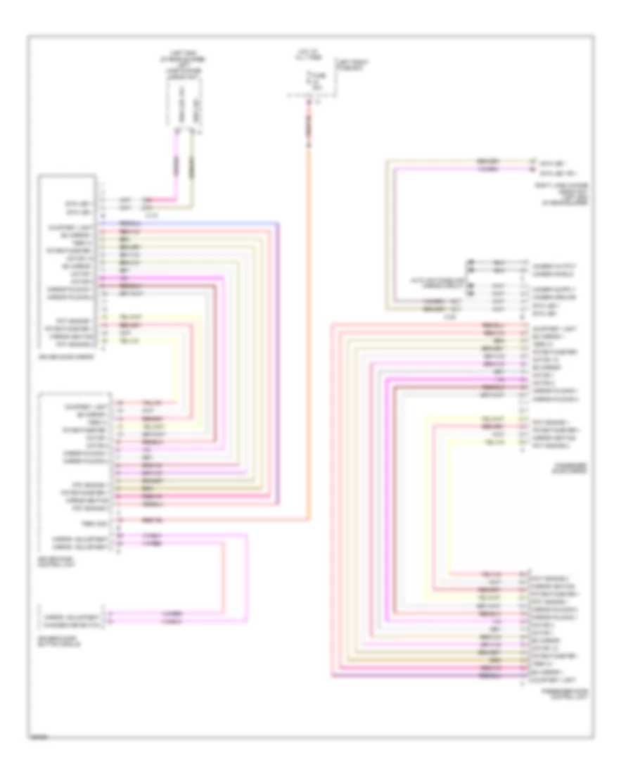 Power Mirrors Wiring Diagram for Porsche Cayenne S 2013