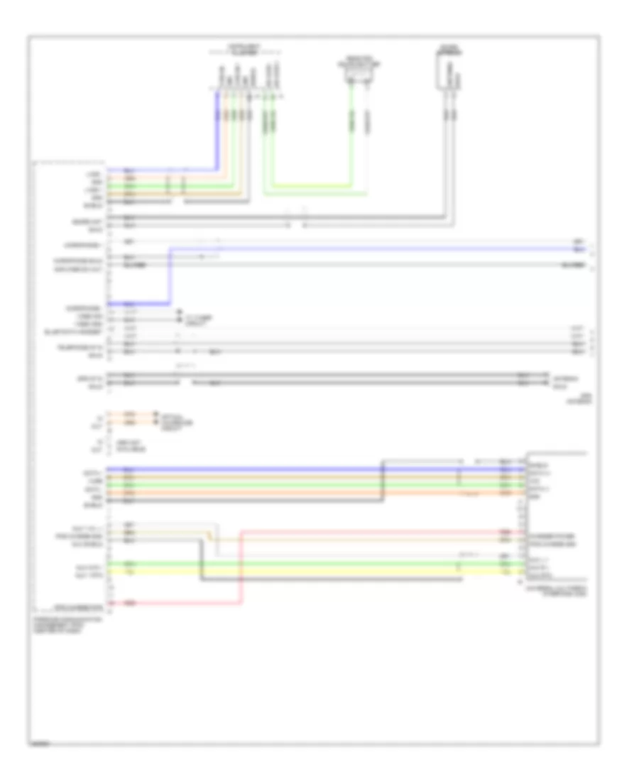 Premium Radio Wiring Diagram, with ASK (1 of 3) for Porsche Cayenne S 2013