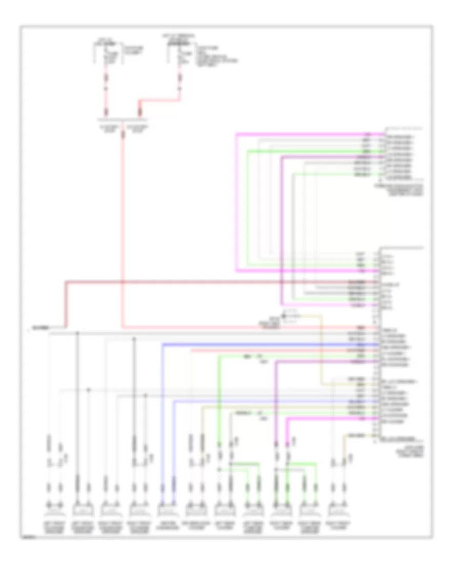 Premium Radio Wiring Diagram, with ASK (3 of 3) for Porsche Cayenne S 2013