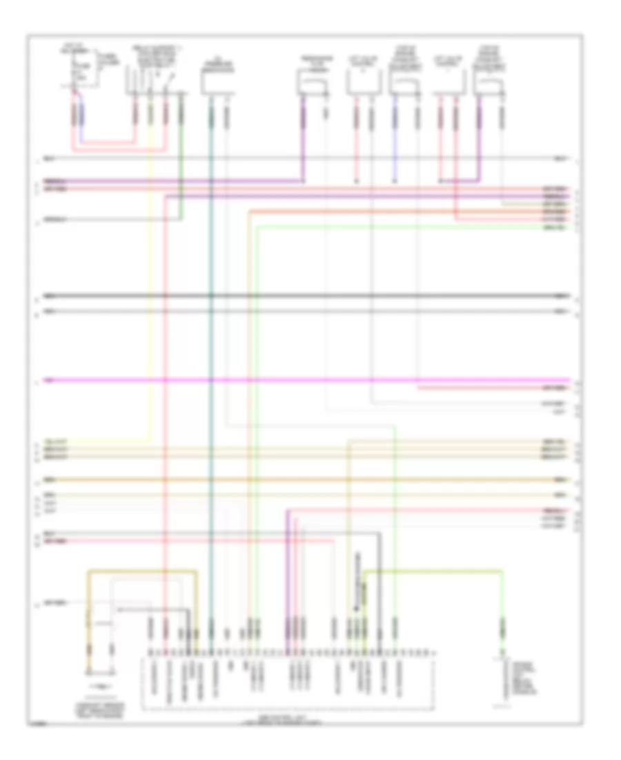 3.6L, Engine Performance Wiring Diagram (3 of 4) for Porsche 911 Turbo 2009