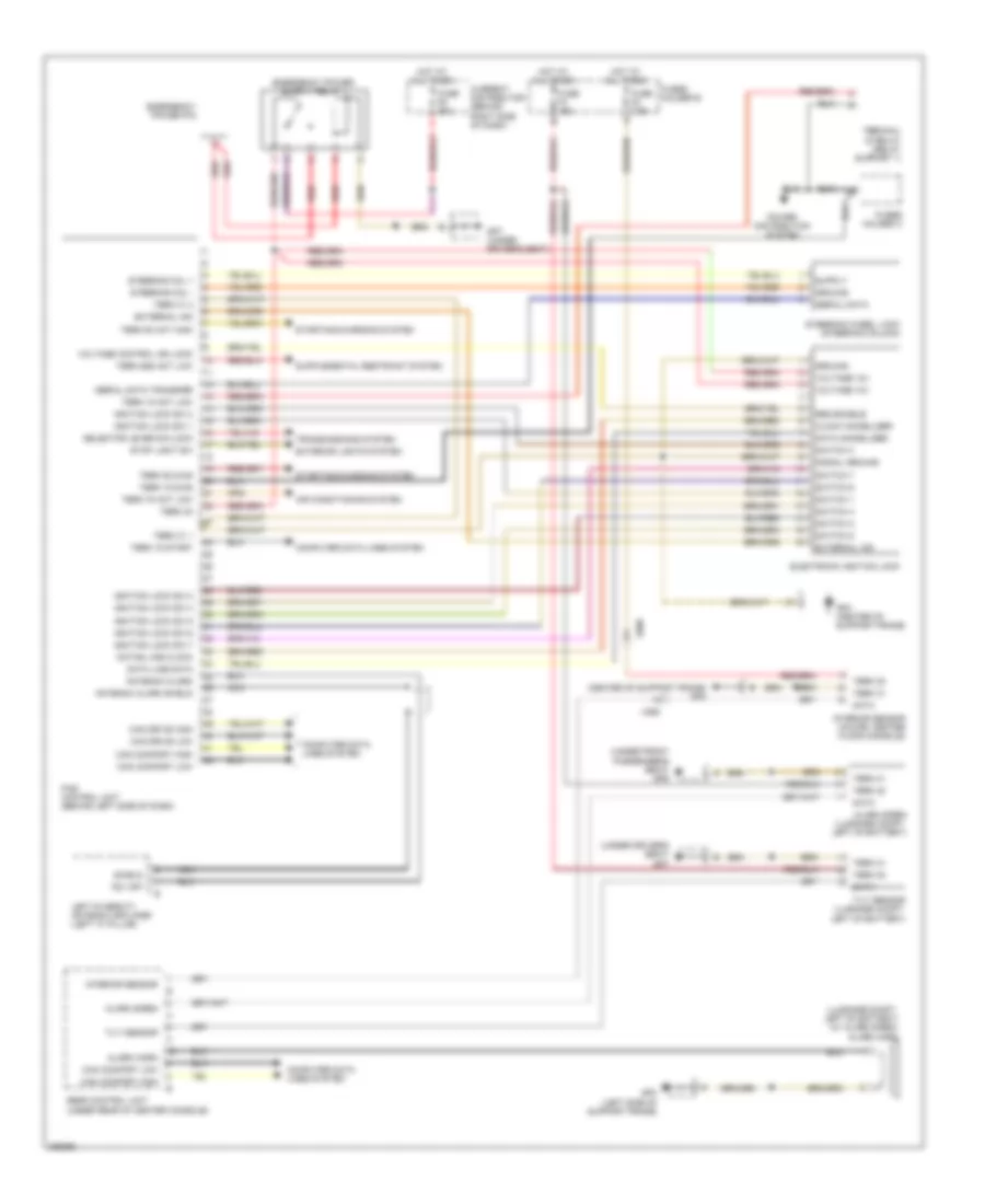 Anti theft Wiring Diagram for Porsche Panamera 2013