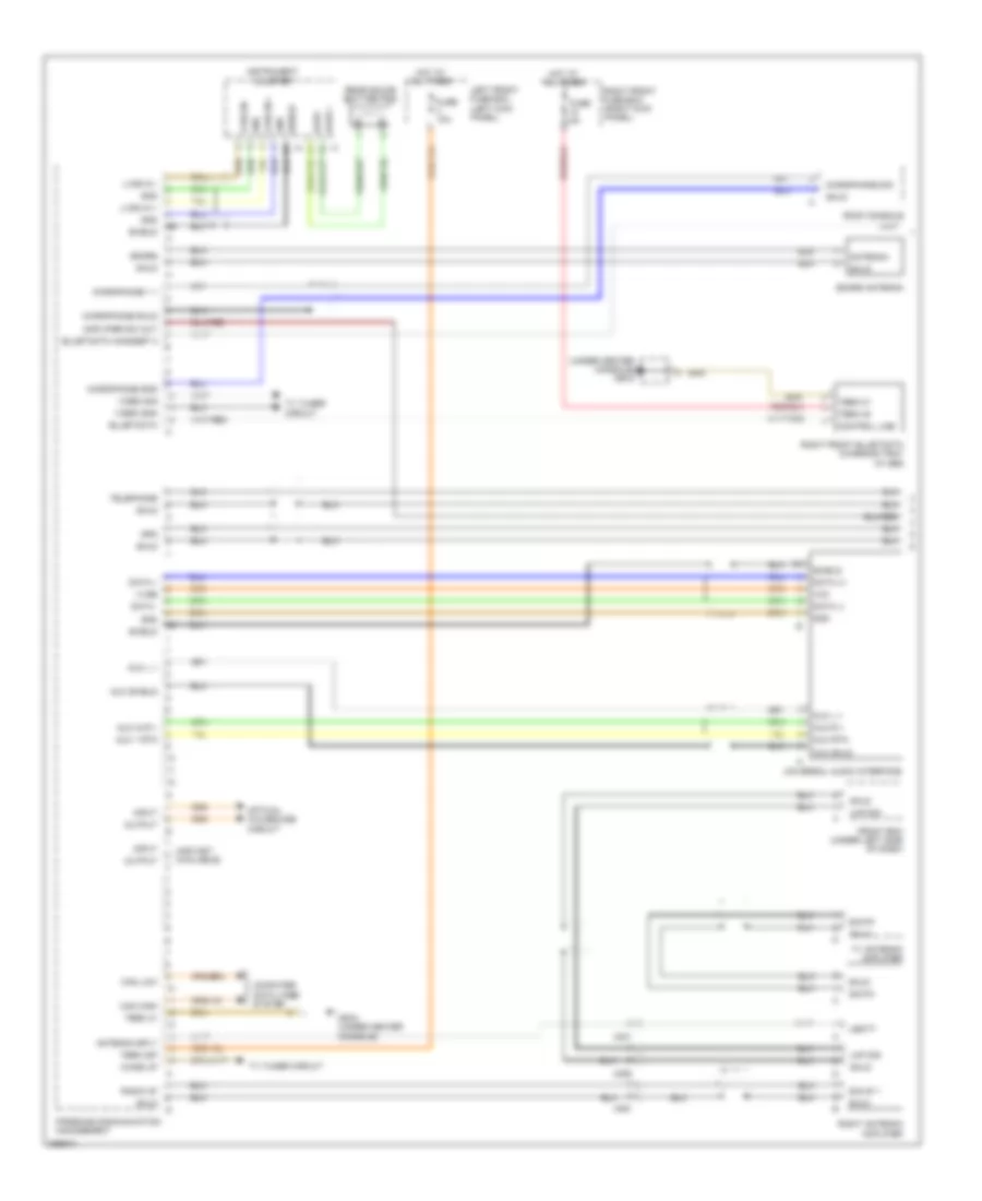 Navigation Wiring Diagram, with ASK (1 of 2) for Porsche Panamera 2013