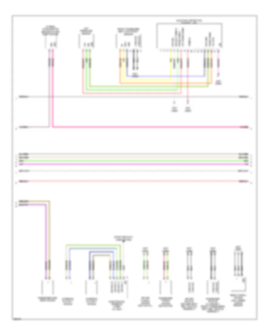 Supplemental Restraints Wiring Diagram 2 of 3 for Porsche Panamera 2013