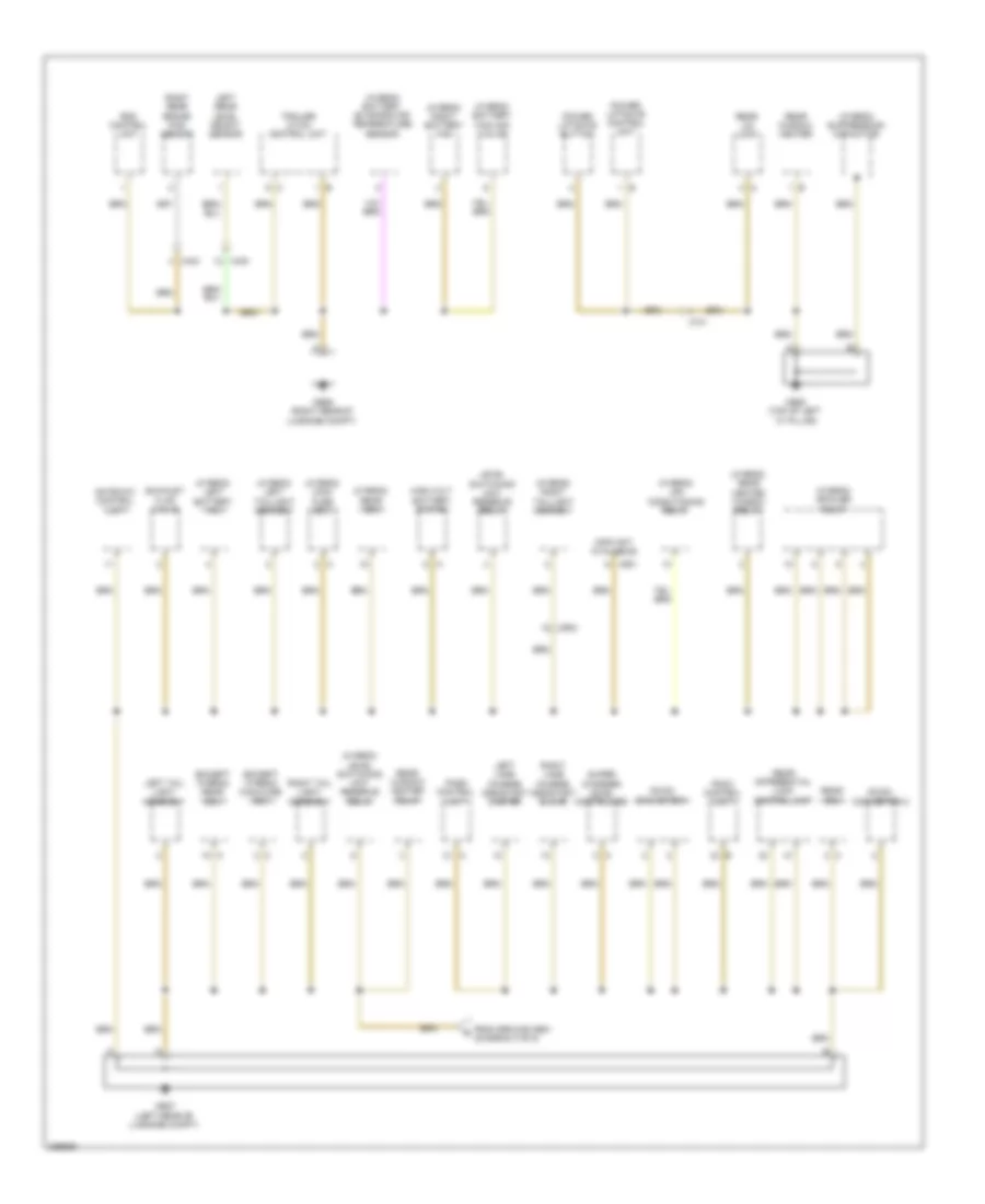 Ground Distribution Wiring Diagram 6 of 6 for Porsche Panamera 4 2013